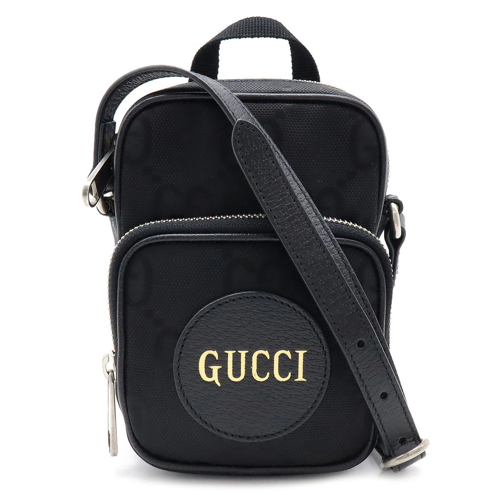 Gucci Off The Grid Shoulder Bag Canvas Leather Black